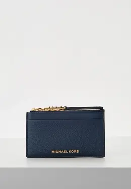 Michael Michael Kors: Синий картхолдер