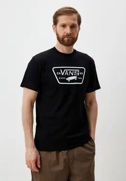 Vans: Чёрная футболка 