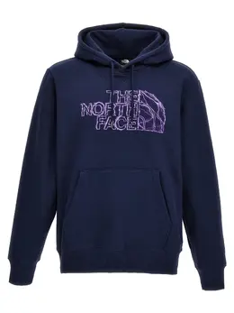 The North Face: Толстовка  Logo с принтом