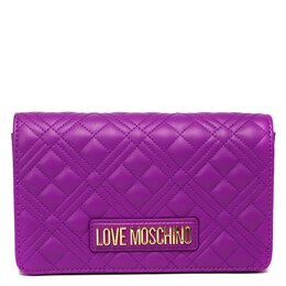 Love Moschino: Фиолетовый клатч 