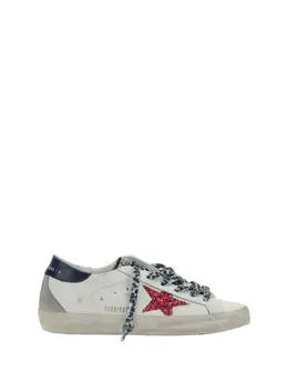 Golden Goose: Белые кроссовки Super Star