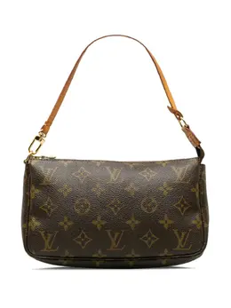 Louis Vuitton Pre-Owned: Коричневый клатч