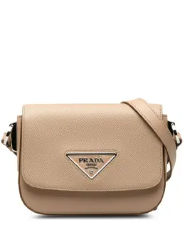 Prada Pre-Owned: Светлая сумка через плечо