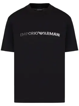 Emporio Armani: Хлопковая футболка 