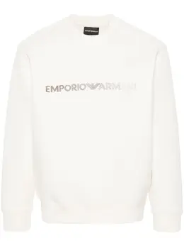 Emporio Armani: Белый свитшот 