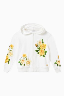 Dolce & Gabbana: Толстовка Rose с принтом