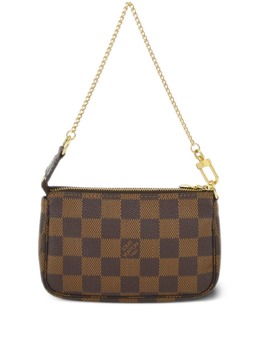 Louis Vuitton Pre-Owned: Коричневый клатч