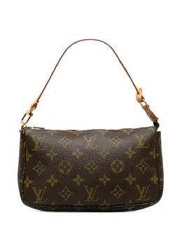 Louis Vuitton Pre-Owned: Коричневый клатч