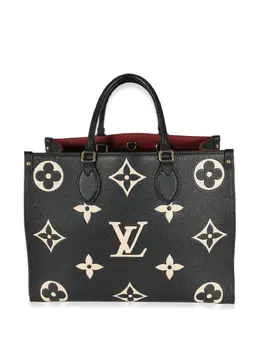 Louis Vuitton Pre-Owned: Чёрная сумка-шоппер