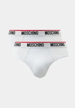 Moschino Underwear: Белые трусы 