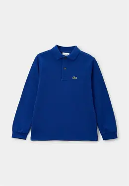 Lacoste: Синее поло 