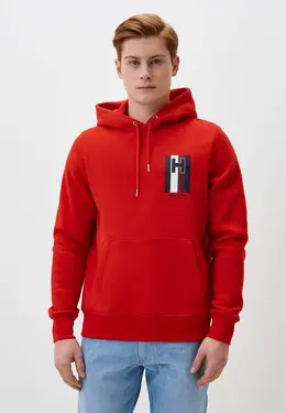 Tommy Hilfiger: Красная толстовка 