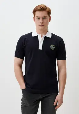 Lacoste: Чёрное поло 