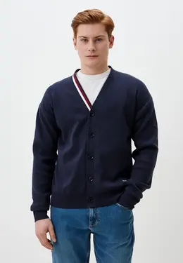 Tommy Hilfiger: Синий кардиган 