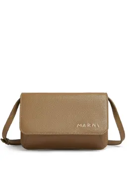 Marni: Коричневая сумка 