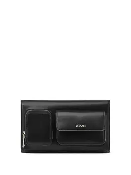 Versace: Чёрный клатч 
