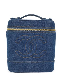 CHANEL Pre-Owned: Голубая сумка 
