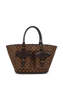Louis Vuitton Pre-Owned: Коричневая сумка-шоппер 