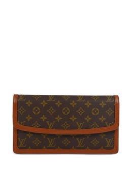 Louis Vuitton Pre-Owned: Коричневый клатч