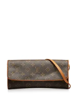 Louis Vuitton Pre-Owned: Коричневая сумка через плечо