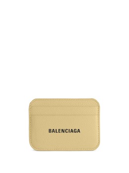 Balenciaga: Жёлтый картхолдер Cash