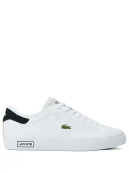 Lacoste: Белые кроссовки 
