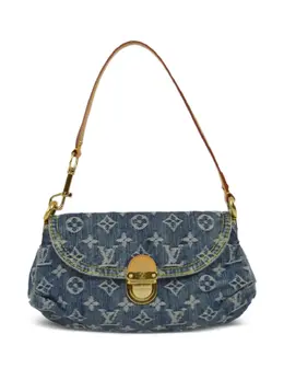 Louis Vuitton Pre-Owned: Голубая сумка