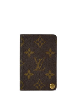 Louis Vuitton Pre-Owned: Коричневый картхолдер