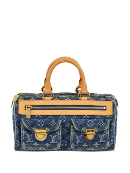 Louis Vuitton Pre-Owned: Голубая сумка