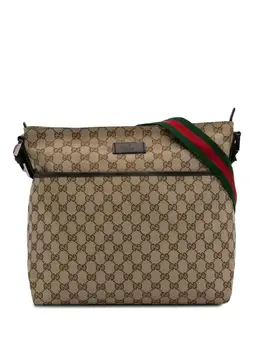 Gucci Pre-Owned: Светлая сумка через плечо