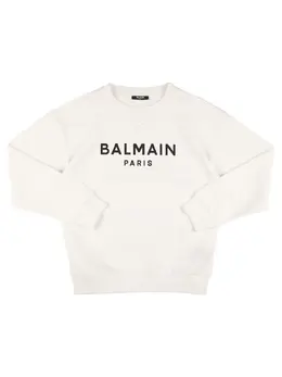 BALMAIN: Свитшот с принтом 