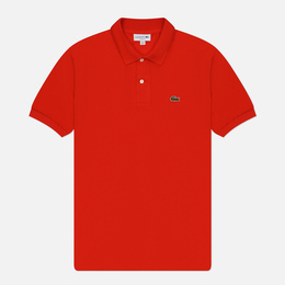 Lacoste: Красное поло 