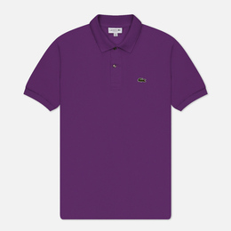 Lacoste: Фиолетовое поло 