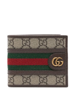 Gucci: Бежевый кошелёк  Ophidia GG