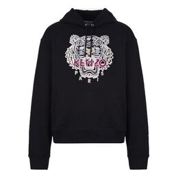 Kenzo: Чёрная толстовка  Tiger Head