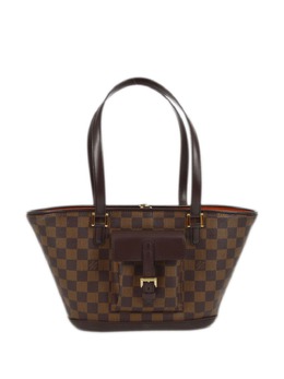 Louis Vuitton Pre-Owned: Коричневая сумка-шоппер