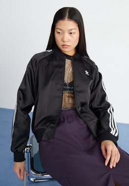 Adidas Originals: Чёрная куртка  Originals