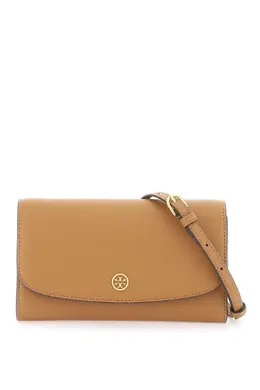 Tory burch: Коричневая сумка  Robinson