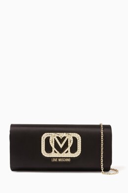 Love Moschino: Чёрный клатч