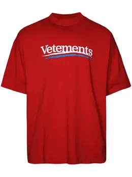 VETEMENTS: Футболка с принтом 