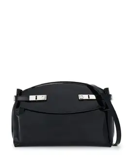 Ferragamo: Чёрный клатч 