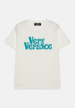 Versace: Футболка с принтом