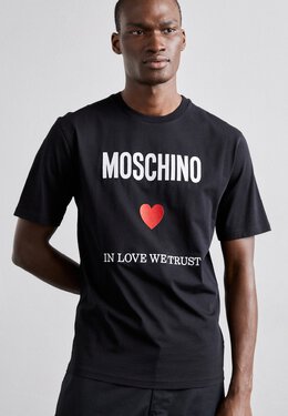 Moschino: Футболка с принтом 