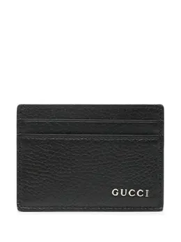 Gucci: Чёрный картхолдер 