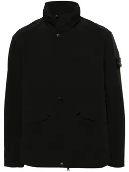 Stone Island: Чёрная куртка  Compass