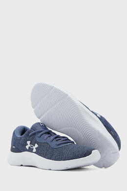 Under Armour: Фиолетовые кроссовки 