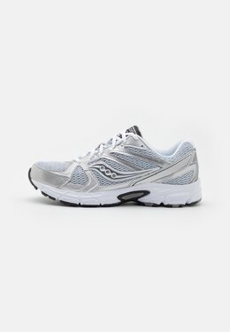 Saucony: Серебристые кроссовки 