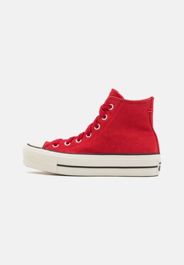 Converse: Красные кроссовки  Chuck Taylor All Star Lift