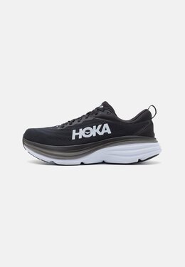 HOKA: Чёрные кроссовки 