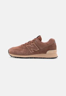 New Balance: Коричневые кроссовки  574